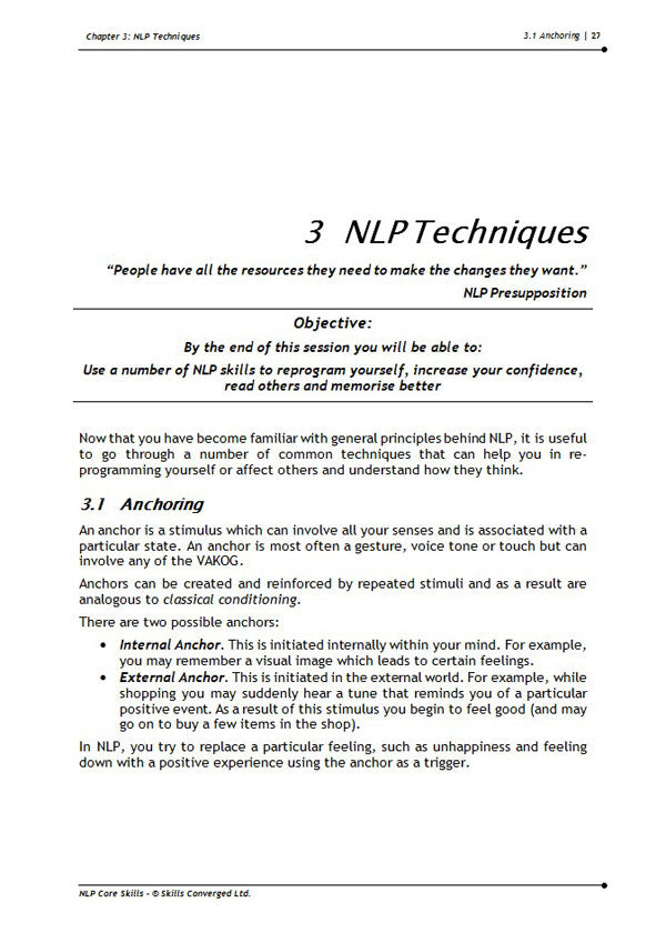 NLP Core Skills