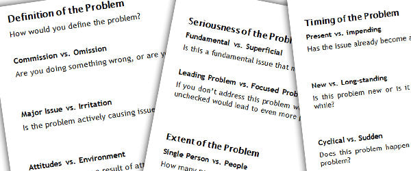 Handout: Problem Solving Questions | Skills Converged