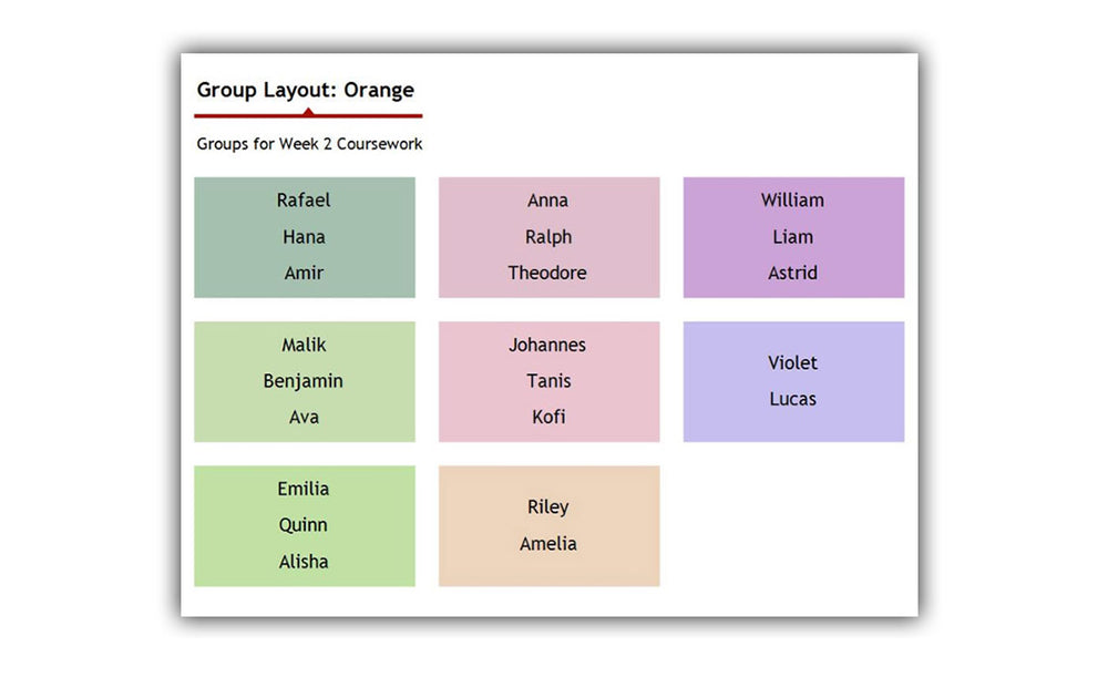 Student Group Maker For Teachers How To Use Group Layouts Student group maker for teachers how to use group layouts