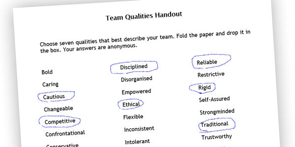 Team Self-Reflection Exercise
