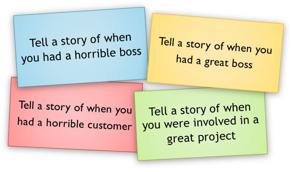 Teamwork Exercise: Tell a Story About Your Past