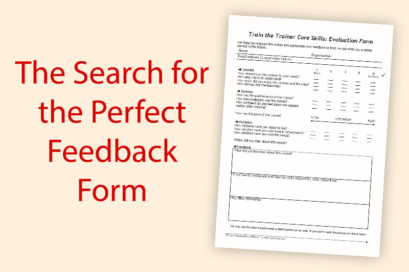 How to Design a Course Feedback Form