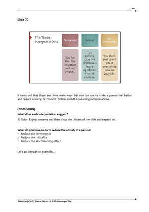 Leadership Skills Training Course Materials | Skills Converged