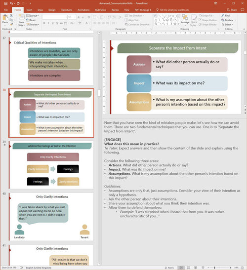 Advanced Communication Skills Training Course Materials | Skills Converged