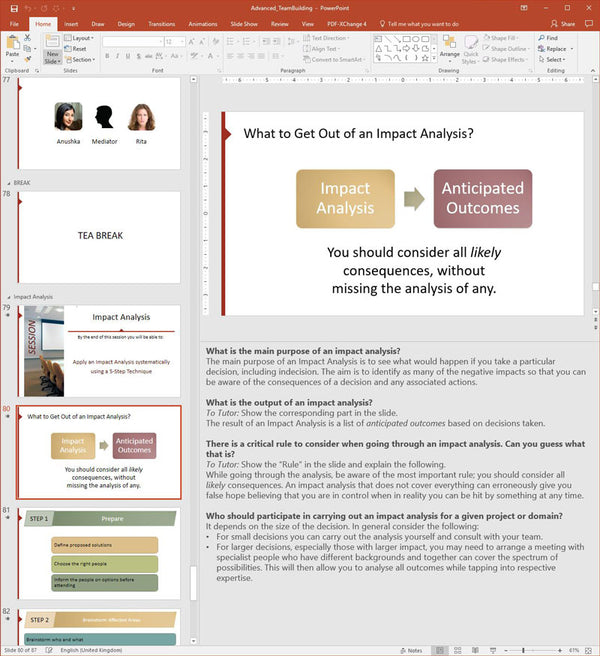 Advanced Team Building Training Course Materials | Skills Converged
