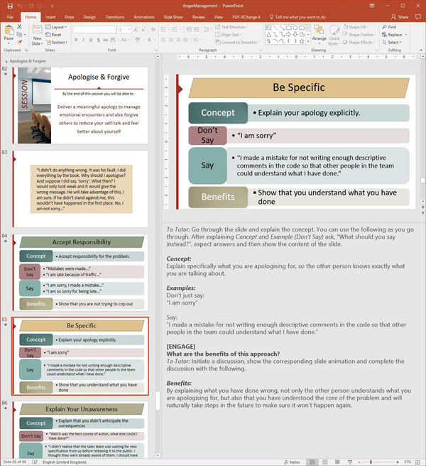 Anger Management Training Course Materials | Skills Converged