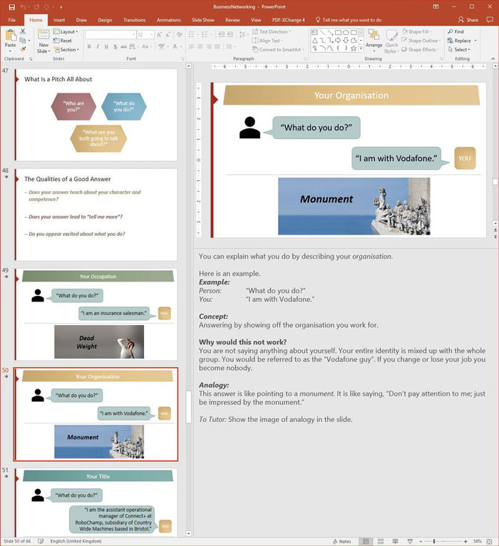 Business Networking Training Course Materials Skills Converged