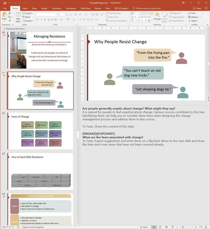 Change Management Training Course Materials | Skills Converged