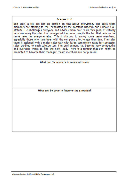 Communication Skills Training Course Materials | Skills Converged