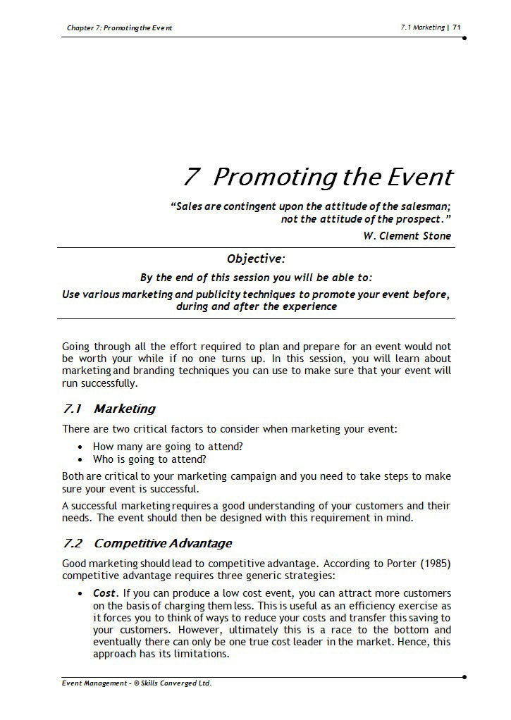 Event Management