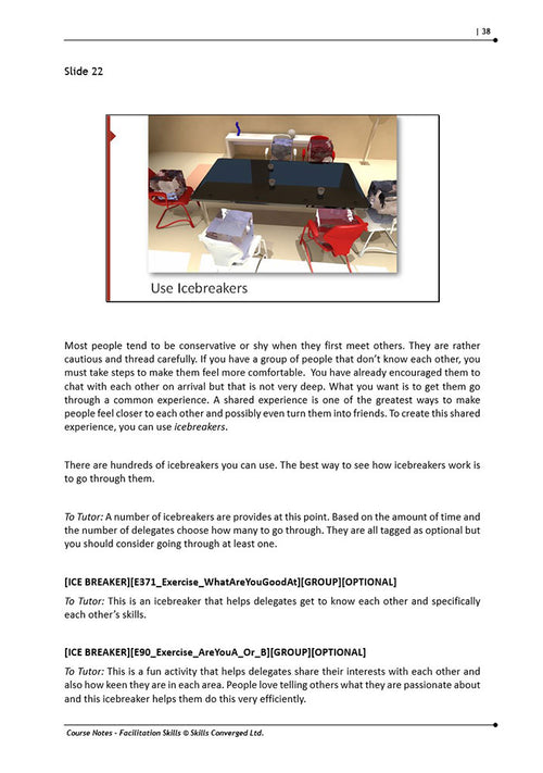 Facilitation Skills Training Course Materials | Skills Converged