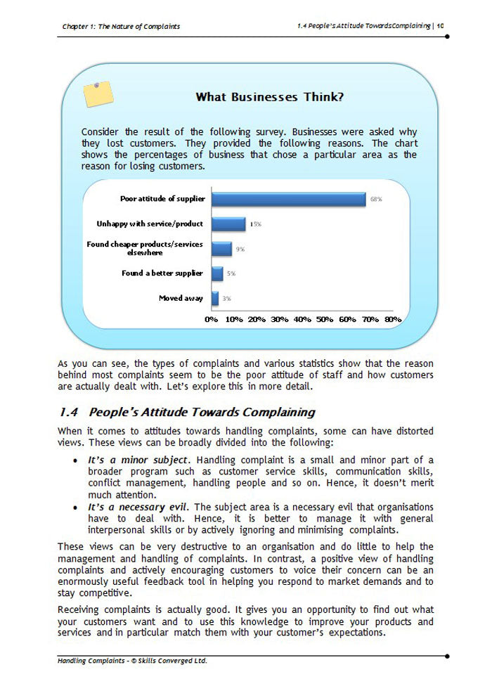 Handling Complaints