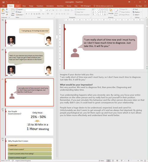 Listening Skills Training Course Materials | Skills Converged