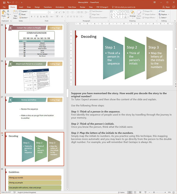 Memory Skills Training Course Materials | Skills Converged