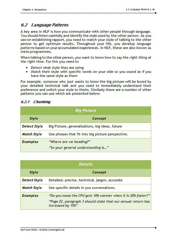 NLP Core Skills