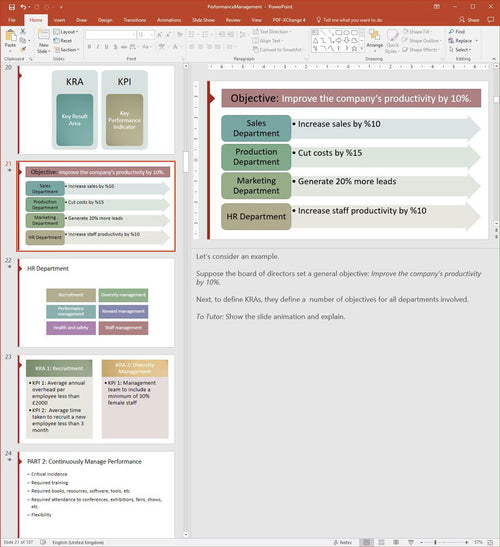 Performance Management Training Course Materials | Skills Converged