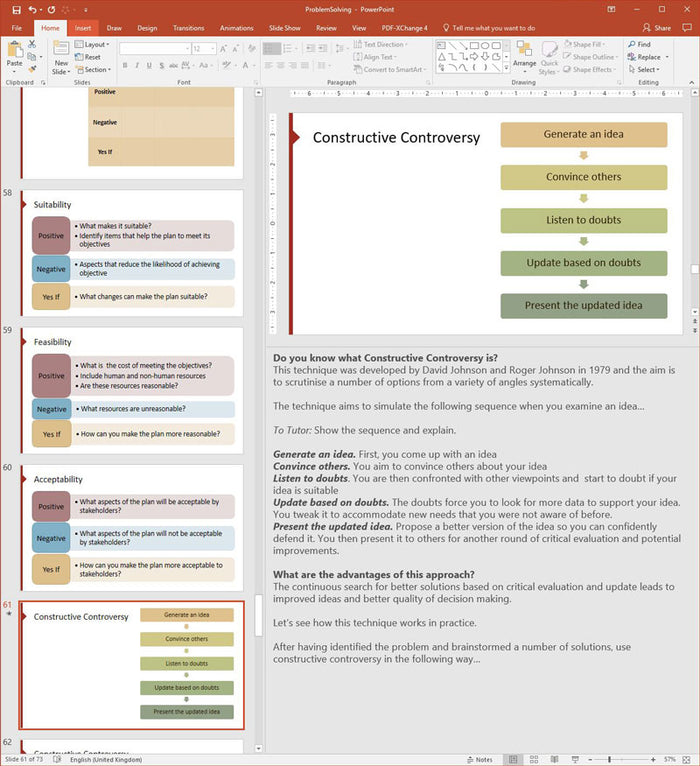 Problem Solving Training Course Materials | Skills Converged