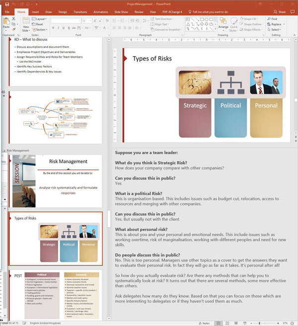 Project Management Training Course Materials | Skills Converged