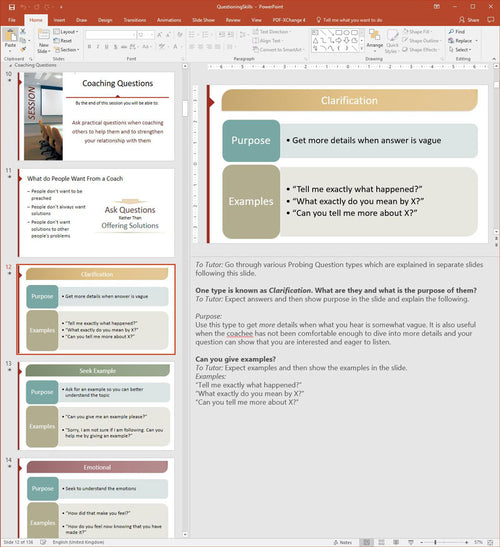 Questioning Course Content Questioning Skills Training Course Materials | Skills Converged