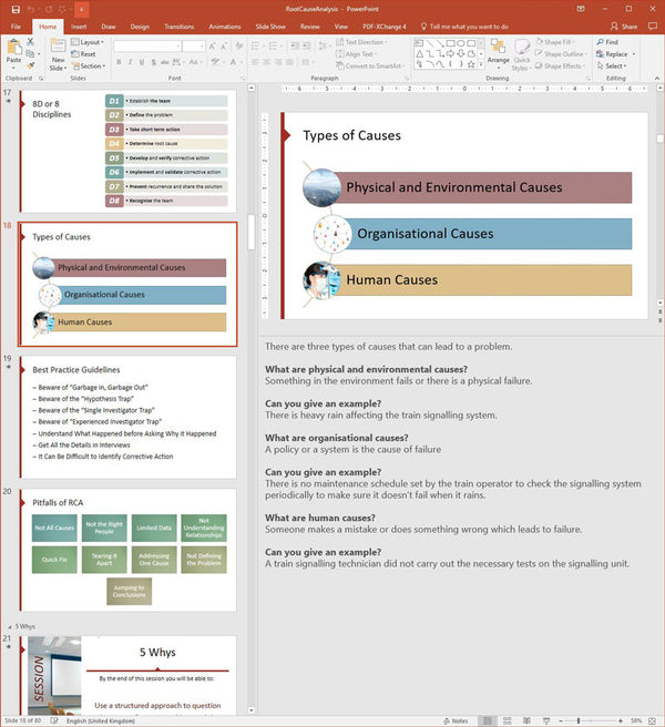 Root Cause Analysis Training Course Materials | Skills Converged