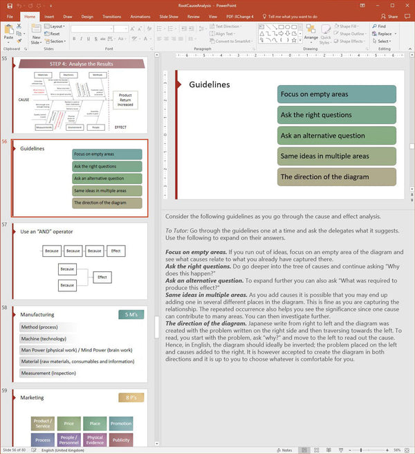 Root Cause Analysis Training Course Materials | Skills Converged