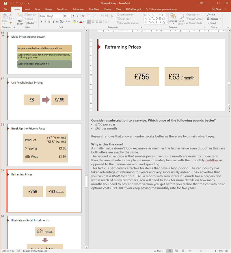 Strategic Pricing