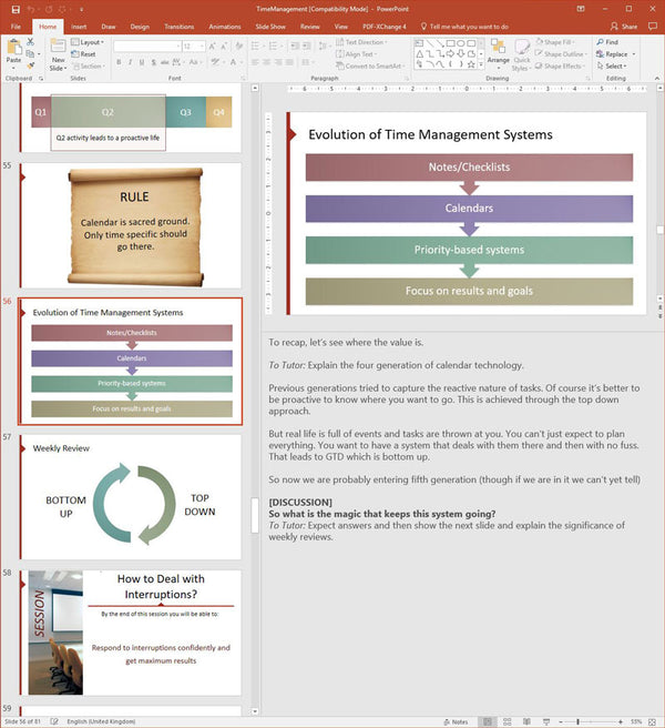 Time Management Training Course Materials | Skills Converged